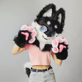 Canine Head — Black & White